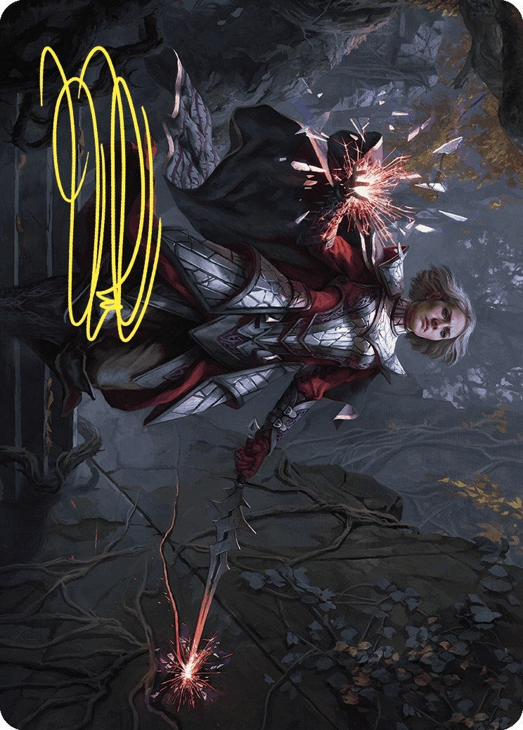 Rowan Scion of War Art Card (31/81) (Gold-Stamped Signature) (31) [ASWOE] - MTG Single