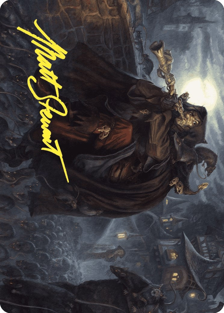 Totentanz Swarm Piper Art Card (Gold-Stamped Signature) (33) [ASWOE] - MTG Single