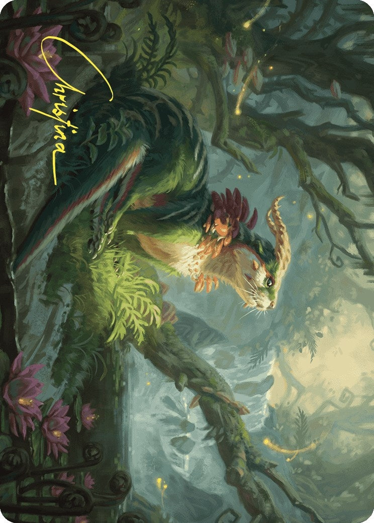Elusive Otter Art Card (Gold-Stamped Signature) (37) [ASWOE] - MTG Single