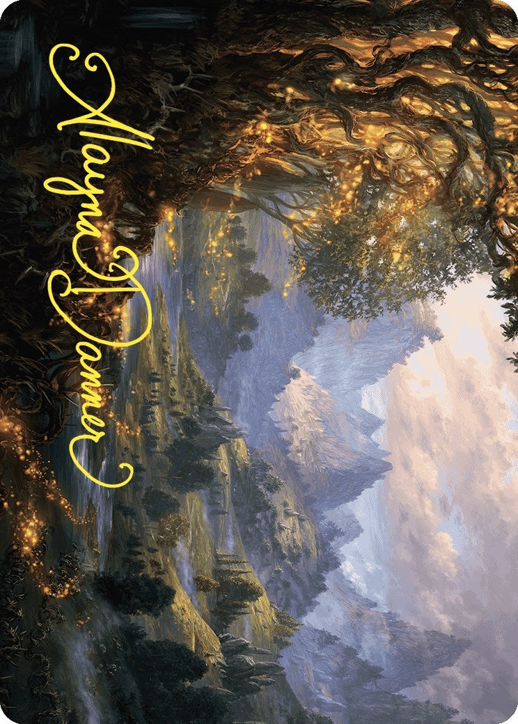 Evolving Wilds Art Card (Gold-Stamped Signature) (47) [ASWOE] - MTG Single