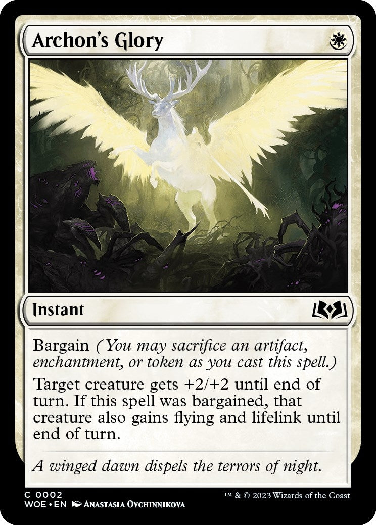 Archon’s Glory (2) [WOE] - MTG Single