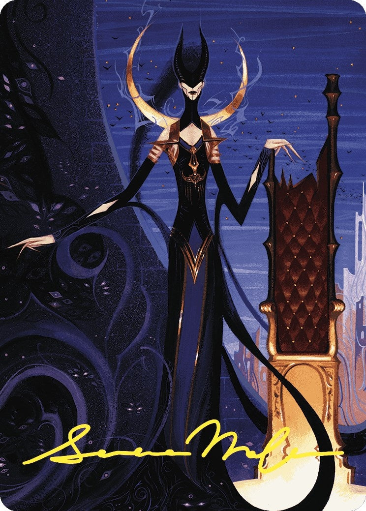Ashiok Wicked Manipulator Art Card (57/81) (Gold-Stamped Signature) (57) [ASWOE] - MTG Single