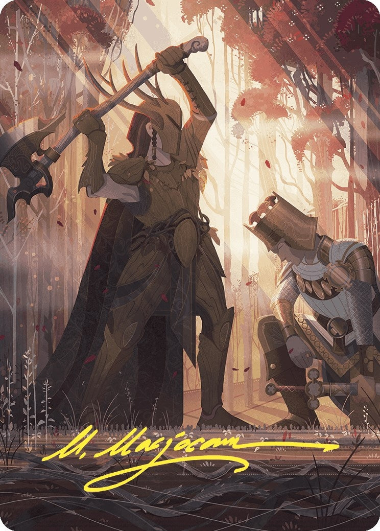 Karmic Justice Art Card (Gold-Stamped Signature) (62) [ASWOE] - MTG Single