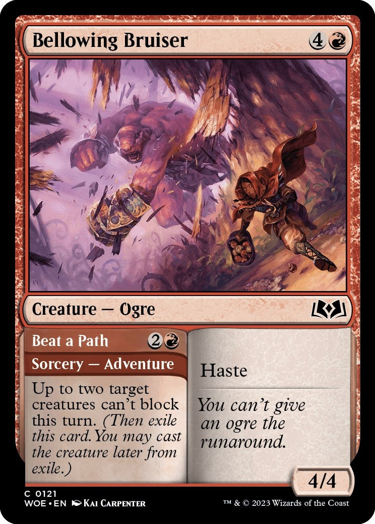Bellowing Bruiser (121) [WOE] - MTG Single