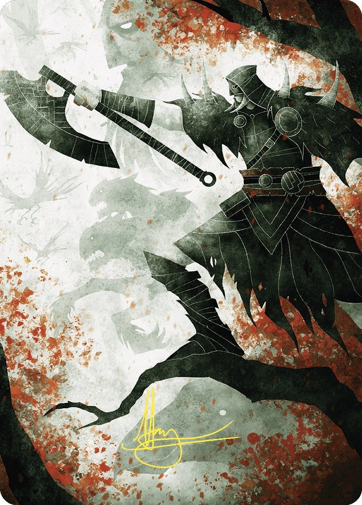 Garruk’s Uprising Art Card (Gold-Stamped Signature) (72) [ASWOE] - MTG Single