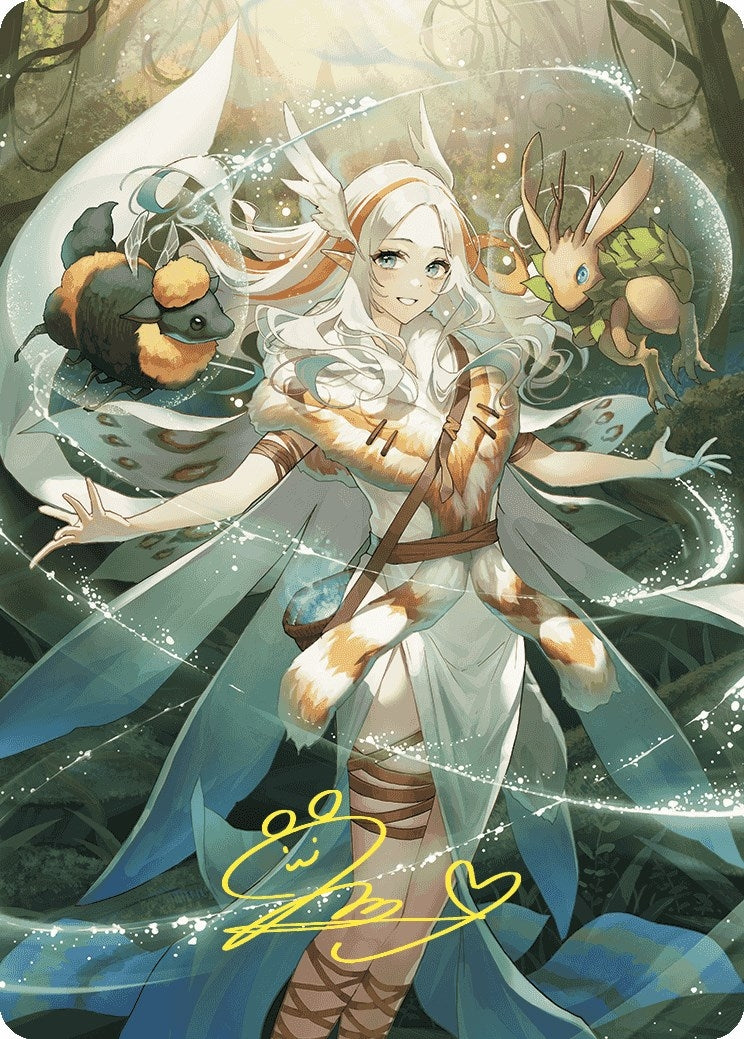 Greater Auramancy Anime Art Card (Gold-Stamped Signature) (76) [ASWOE] - MTG Single