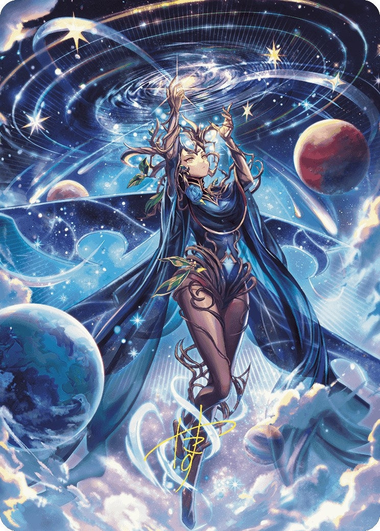 Omniscience Anime Art Card (Gold-Stamped Signature) (78) [ASWOE] - MTG Single