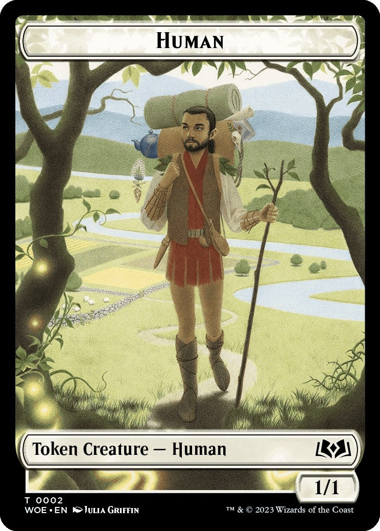 Human Token (0) [WOE] - MTG Single