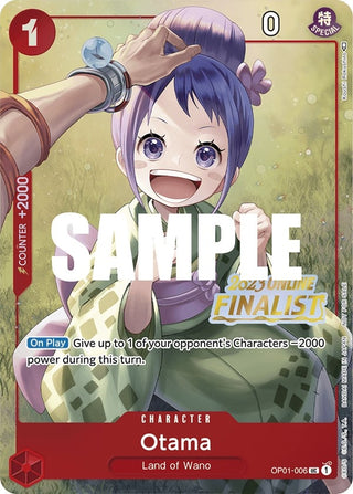 Otama (Online Regional 2023) [Finalist] (1006) (OP-PR) - One Piece Card Game Single