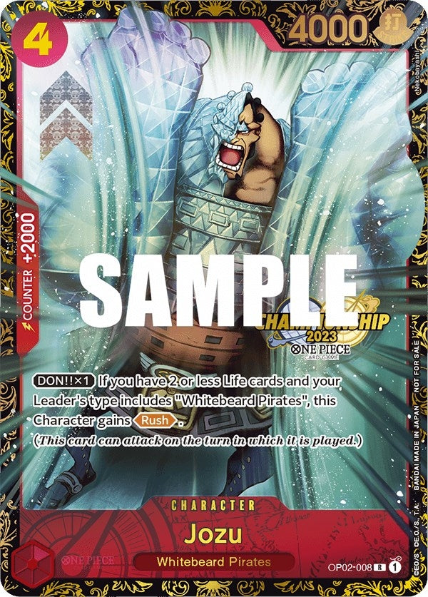 Jozu (Championship 2023) (2008) (OP-PR) - One Piece Card Game Single