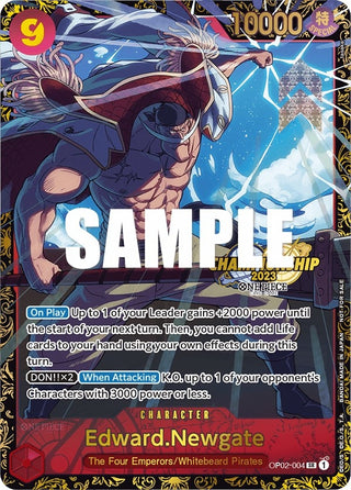 Edward.Newgate (Championship 2023) (2004) (OP-PR) - One Piece Card Game Single