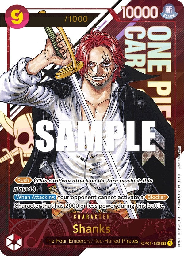 Shanks (Championship 2023) [Serial Number] (1120) (OP-PR) - One Piece Card Game Single
