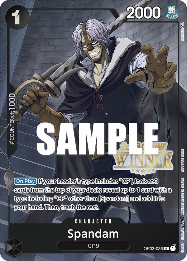 Spandam (Online Regional 2023) [Winner] (3086) (OP-PR) - One Piece Card Game Single