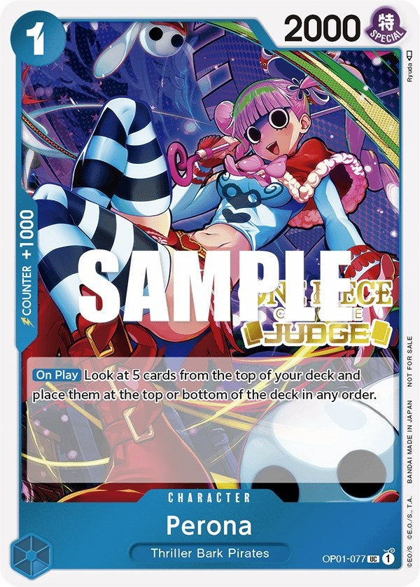 Perona (Judge Pack Vol. 2) (1077) (OP-PR) - One Piece Card Game Single