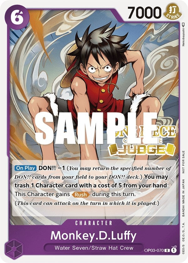 Monkey.D.Luffy (Judge Pack Vol. 2) (3070) (OP-PR) - One Piece Card Game Single