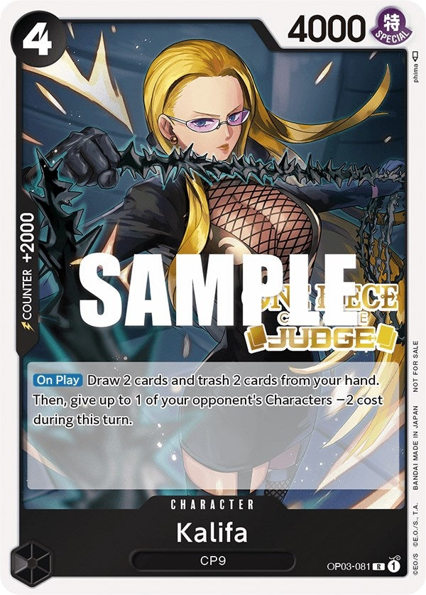 Kalifa (Judge Pack Vol. 2) (3081) (OP-PR) - One Piece Card Game Single