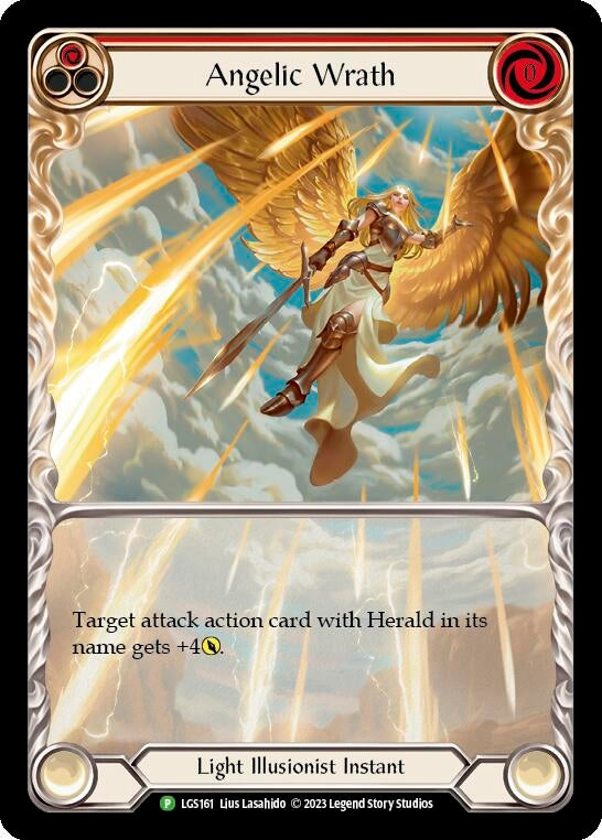Angelic Wrath (Red) - LGS161 (161) [PR] - Flesh and Blood TCG Single