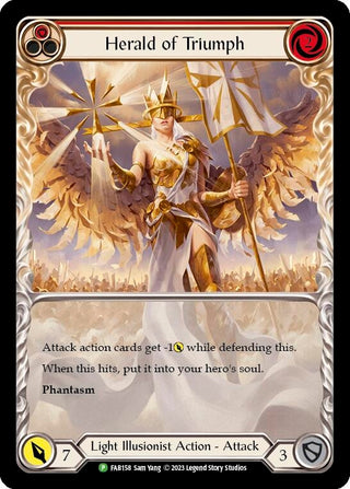 Herald of Triumph (Red) - FAB158 (158) [PR] - Flesh and Blood TCG Single