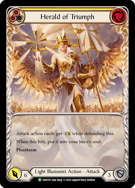 Herald of Triumph (Yellow) - FAB159 (159) [PR] - Flesh and Blood TCG Single