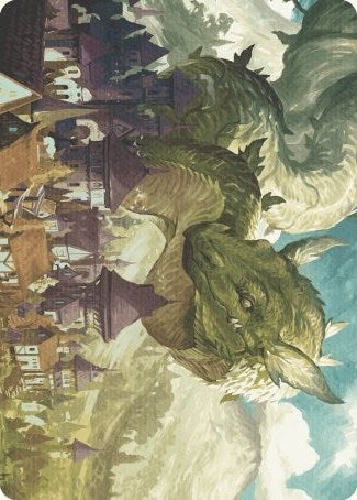 Beanstalk Wurm Art Card (23) [ASWOE] - MTG Single