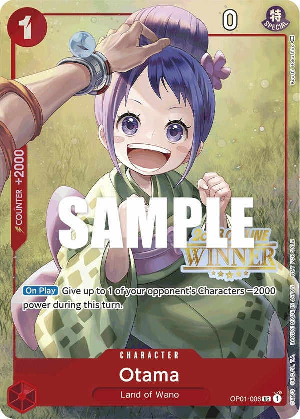 Otama (Offline Regional 2023) [Winner] (1006) (OP-PR) - One Piece Card Game Single