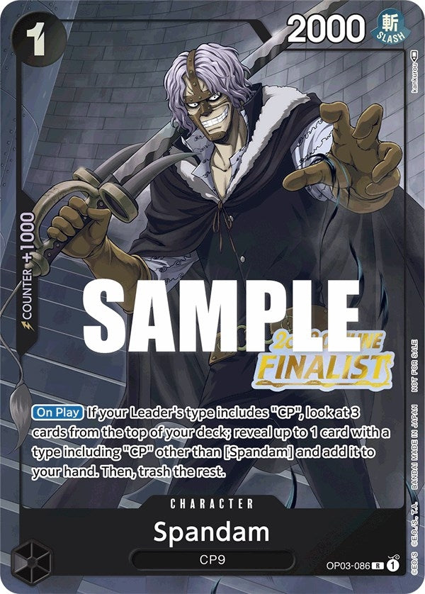 Spandam (Offline Regional 2023) [Finalist] (3086) (OP-PR) - One Piece Card Game Single