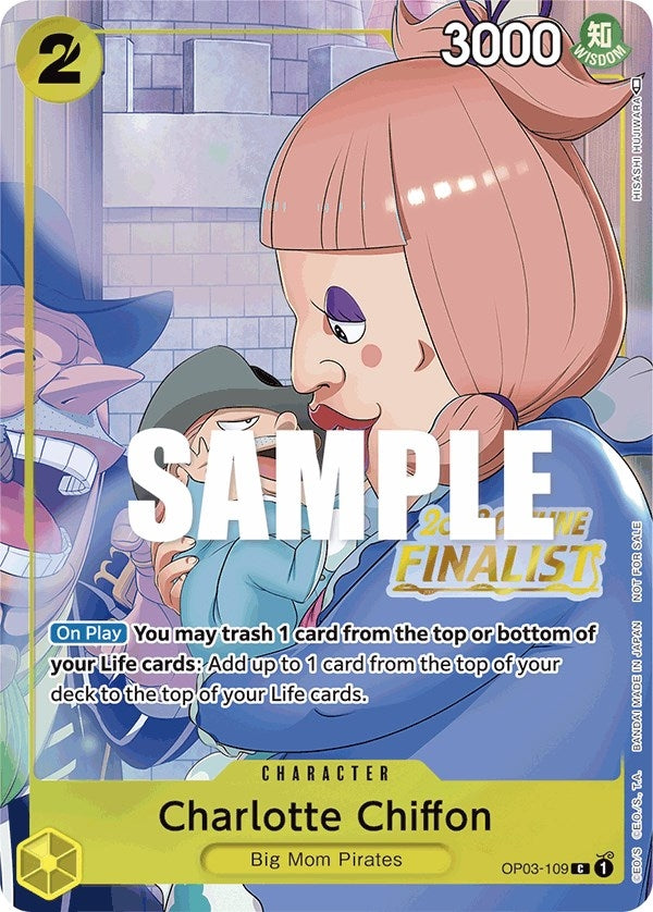 Charlotte Chiffon (Offline Regional 2023) [Finalist] (3109) (OP-PR) - One Piece Card Game Single