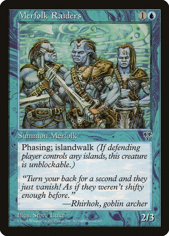 Merfolk Raiders [MIR] - MTG Single