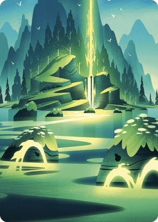Leyline of Abundance Art Card (73) [ASWOE] - MTG Single