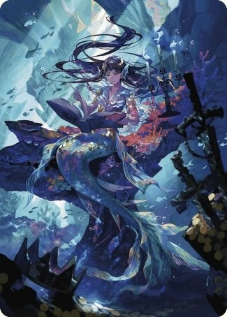 Rhystic Study Art Card (79) [ASWOE] - MTG Single