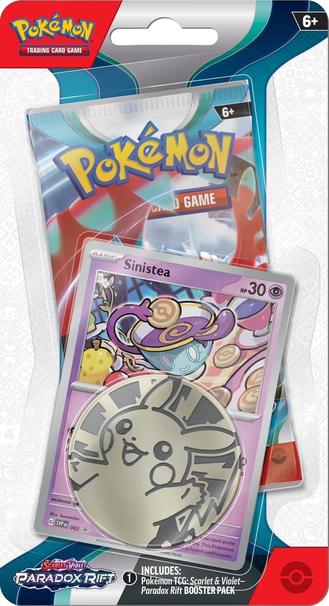 Paradox Rift Single Pack Blister [Sinistea] (PAR) - Pokemon Sealed