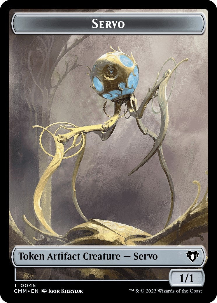 Servo // Phyrexian Beast Double-Sided Token (0) [CMM] - MTG Single