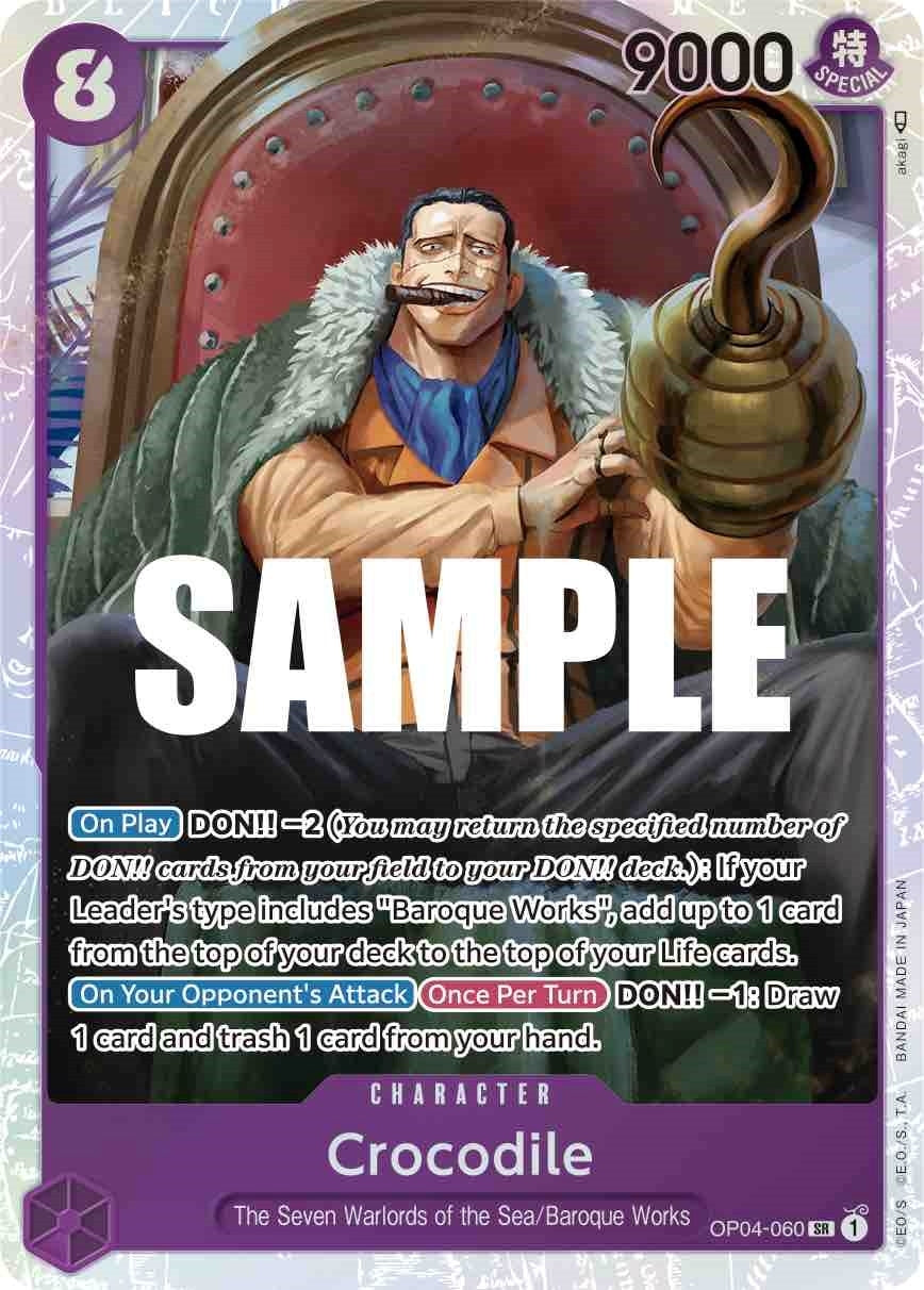 Crocodile (060) (4060) (OP04) - One Piece Card Game Single