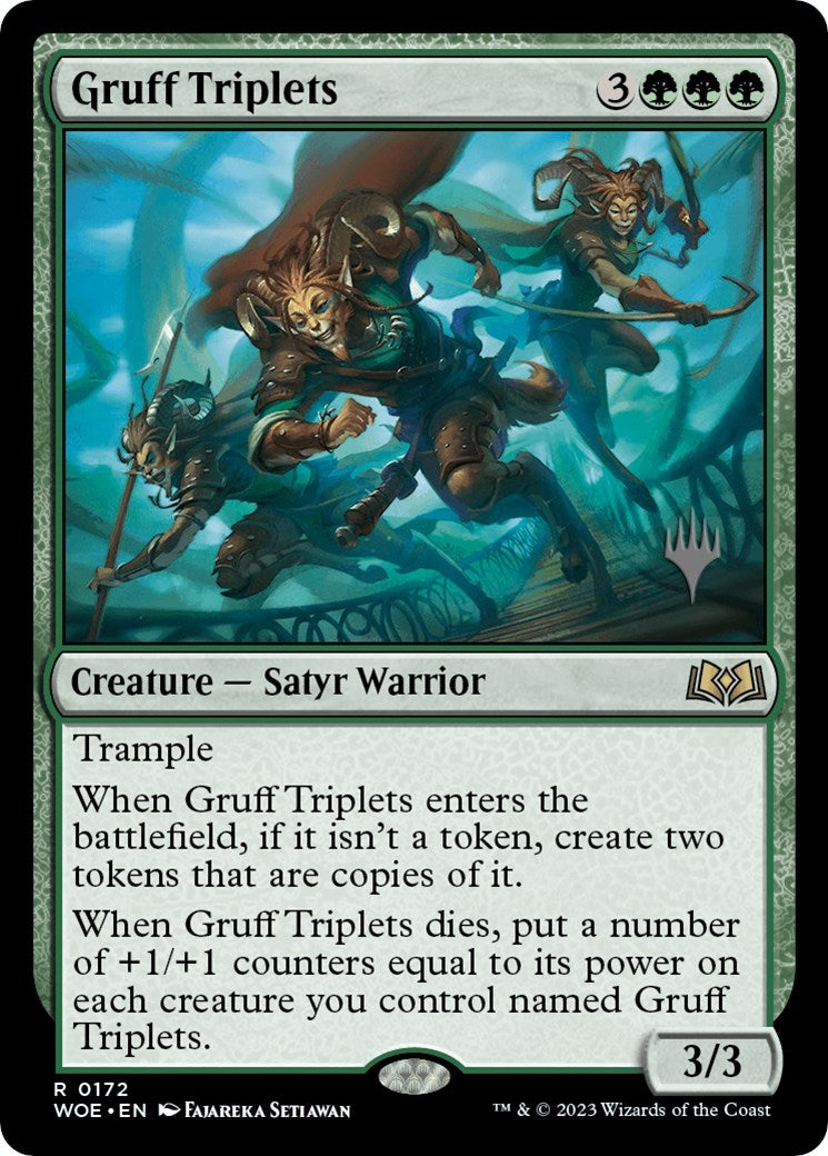 Gruff Triplets (172) [PPWOE] - MTG Single