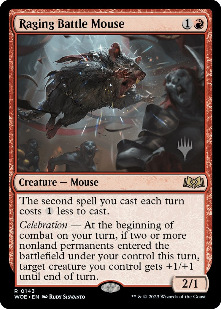 Raging Battle Mouse (143) [PPWOE] - MTG Single