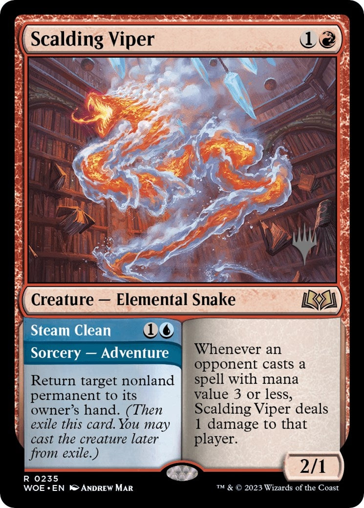 Scalding Viper (235) [PPWOE] - MTG Single
