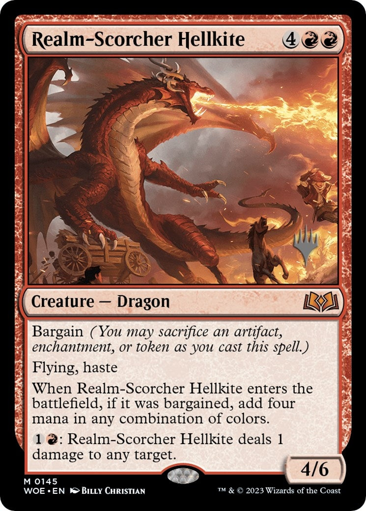 Realm-Scorcher Hellkite (145) [PPWOE] - MTG Single
