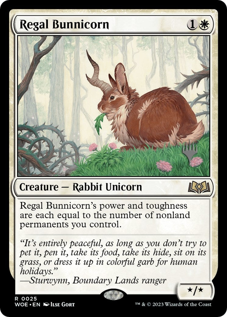 Regal Bunnicorn (25) [PPWOE] - MTG Single