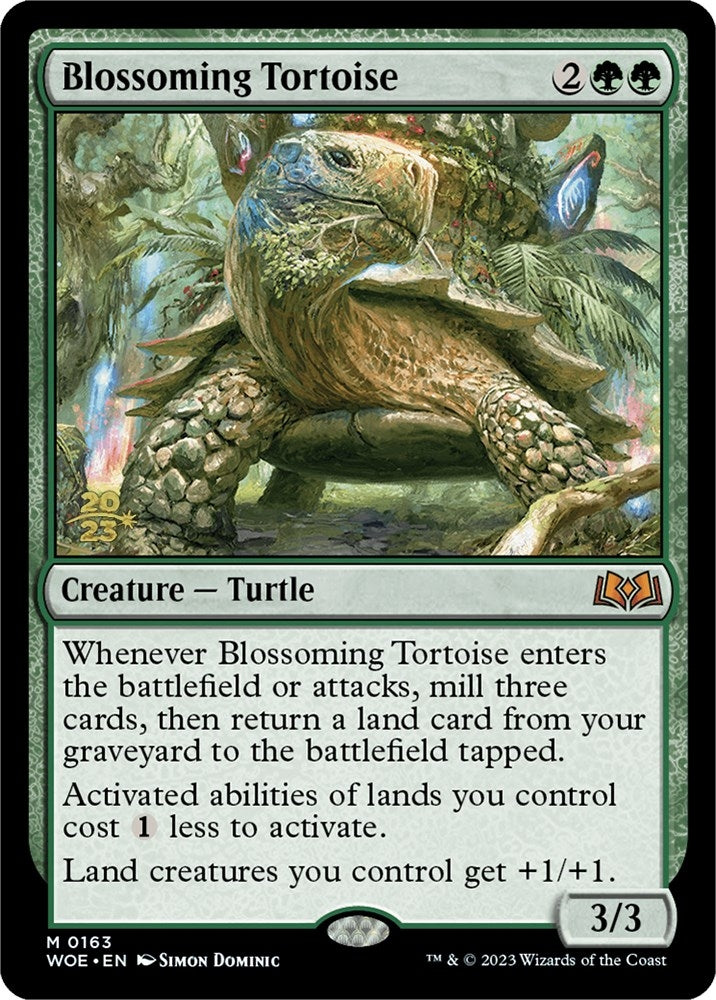 Blossoming Tortoise (163) [PRE] - MTG Single
