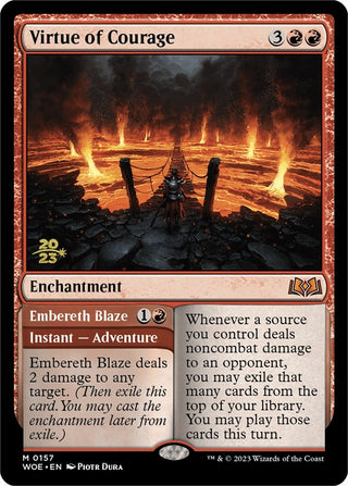 Virtue of Courage (157) [PRE] - MTG Single