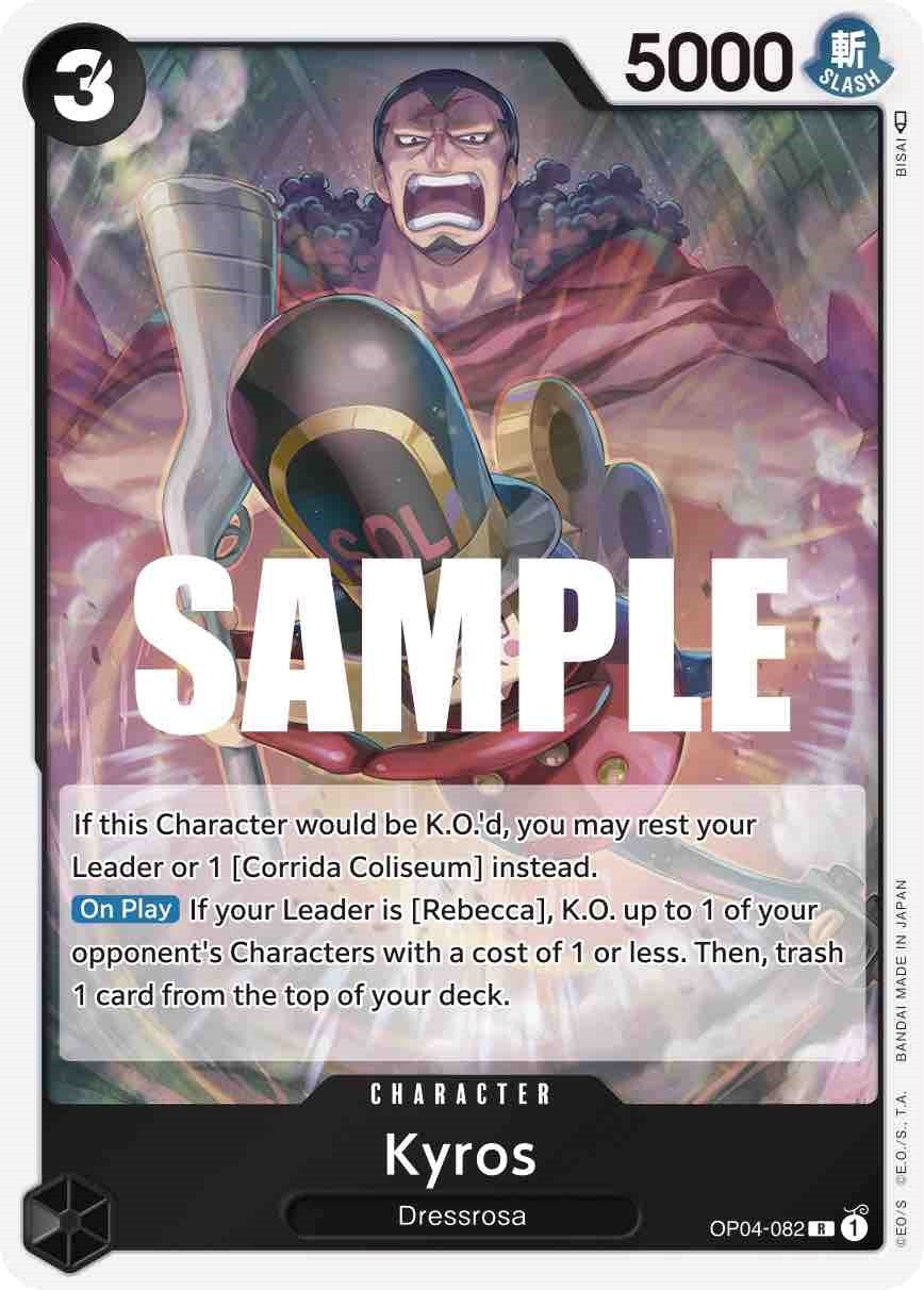 Kyros (4082) (OP04) - One Piece Card Game Single