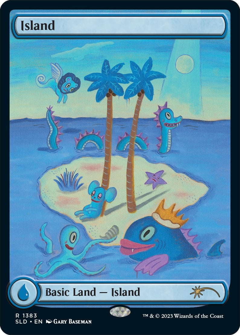 Island (1383) (1383) [SLD] - MTG Single