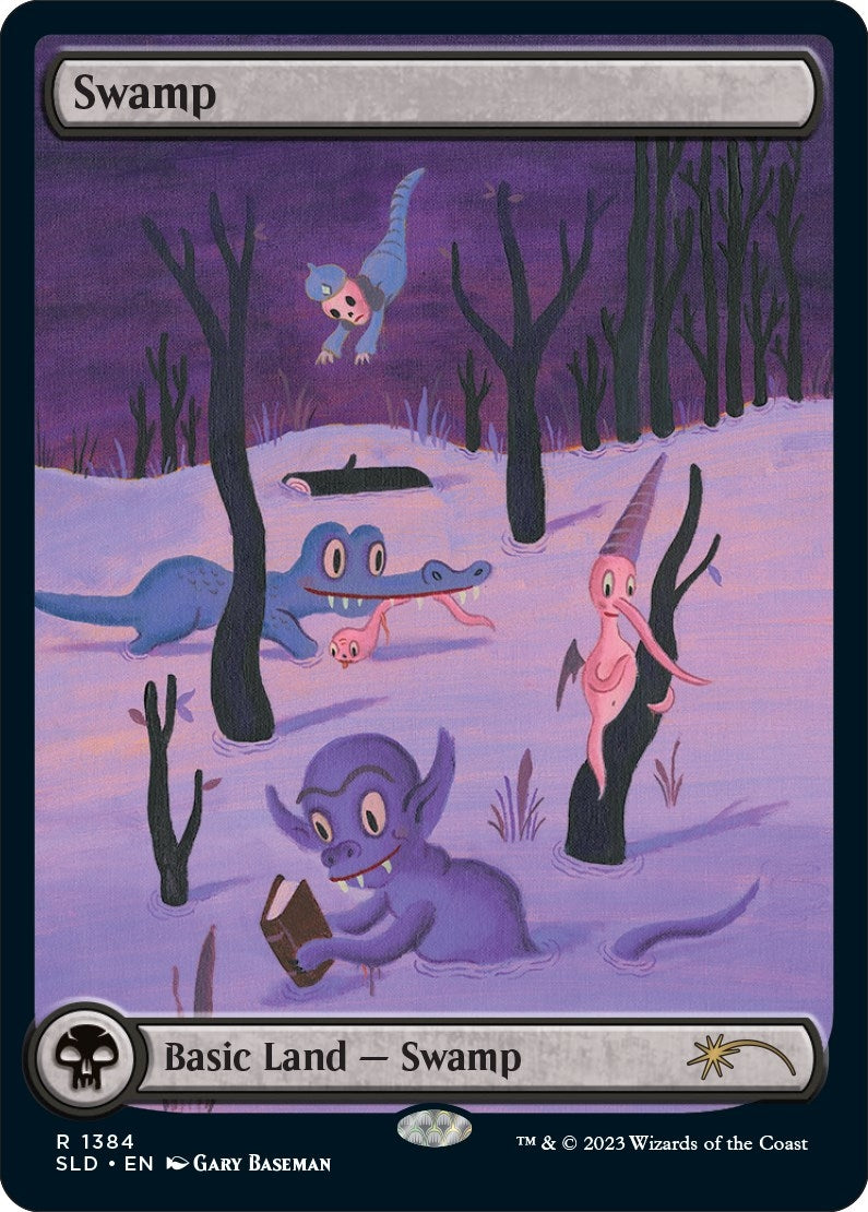 Swamp (1384) (1384) [SLD] - MTG Single