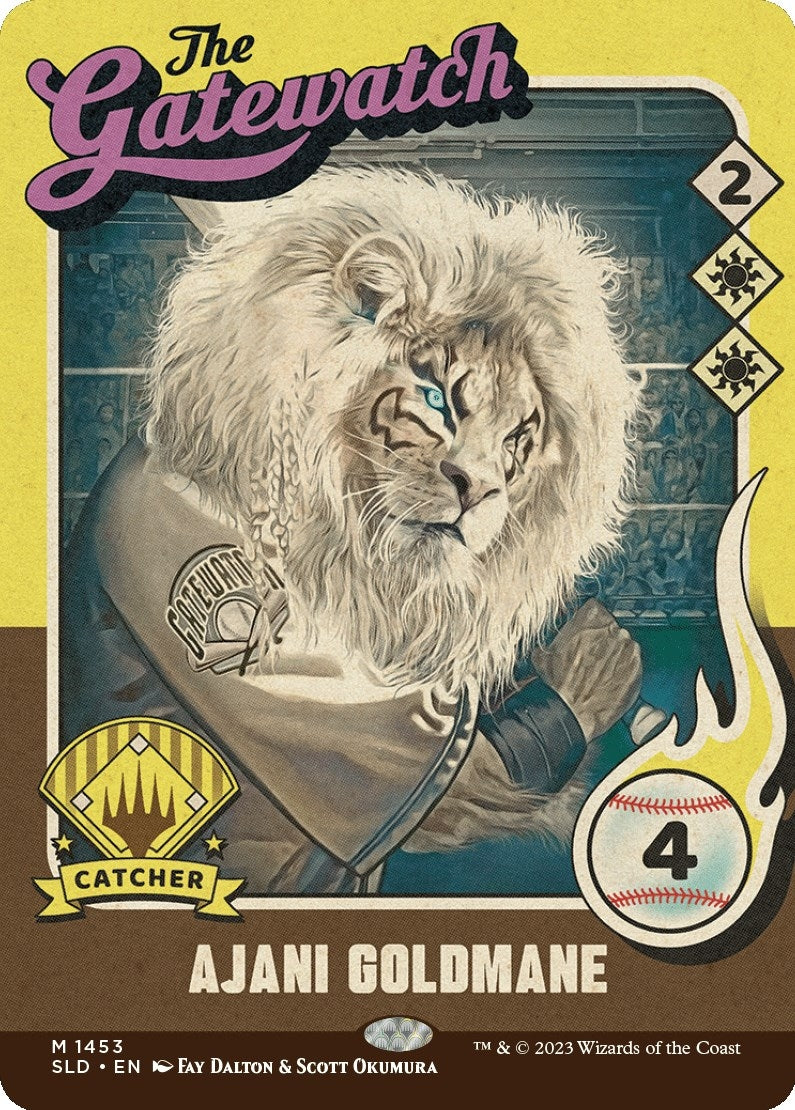 Ajani Goldmane (1453) (1453) [SLD] - MTG Single
