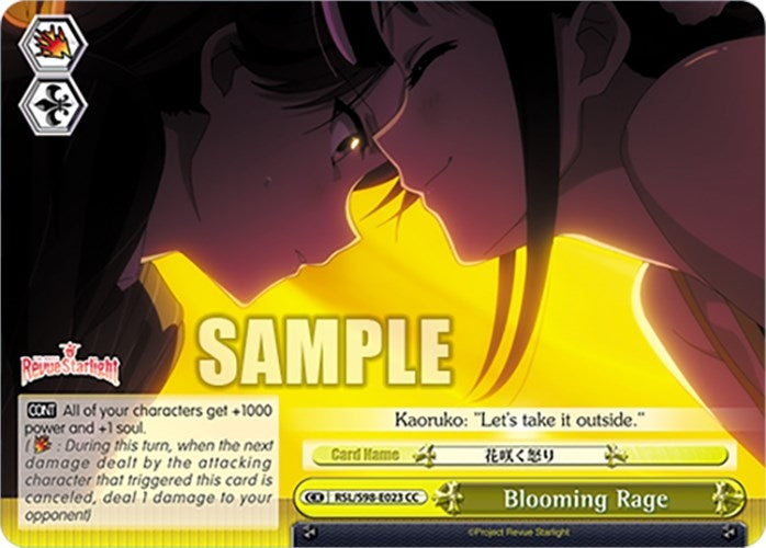 Blooming Rage (98023) [RSL] - Weiss Schwarz Single