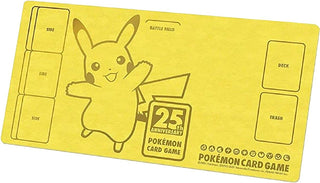 Pokemon TCG: Pokemon Center Japan Exclusive 25th Anniversary Golden Box Pikachu Playmat - Playmats Sealed