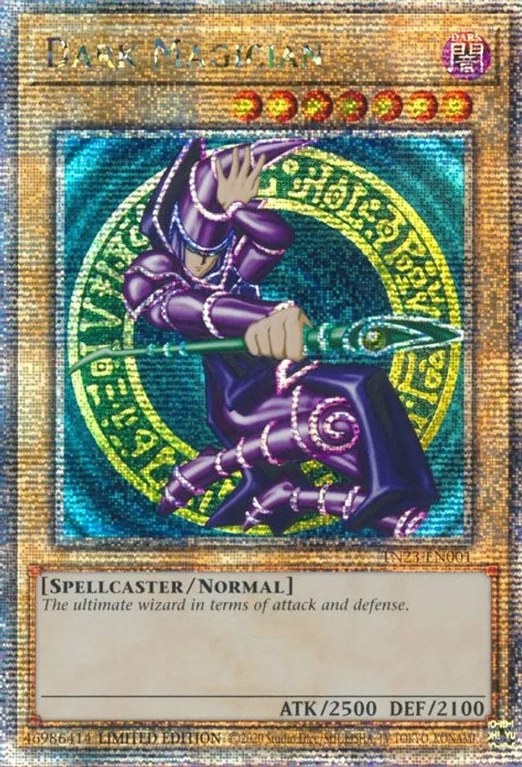 Dark Magician (Quarter Century Secret Rare) (23001) (TN23) - YuGiOh Single