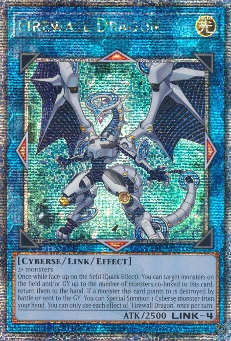 Firewall Dragon (Quarter Century Secret Rare) (23008) (TN23) - YuGiOh Single