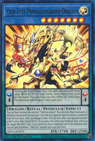 Odd-Eyes Pendulumgraph Dragon (23079) (MP23) - YuGiOh Single