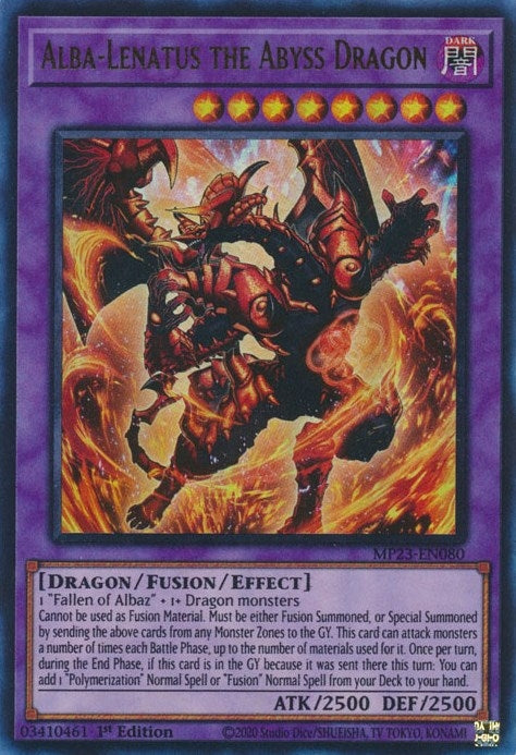 Alba-Lenatus the Abyss Dragon (23080) (MP23) - YuGiOh Single
